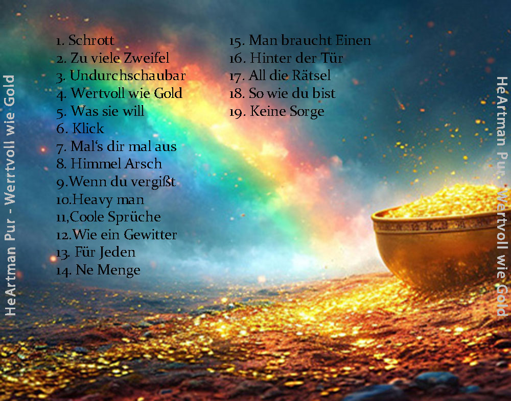 Dritte CD - R&uuml;ckseite